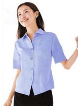 深圳工衣厂家 定制女士短袖衬衣制服，专业设计，价格透明